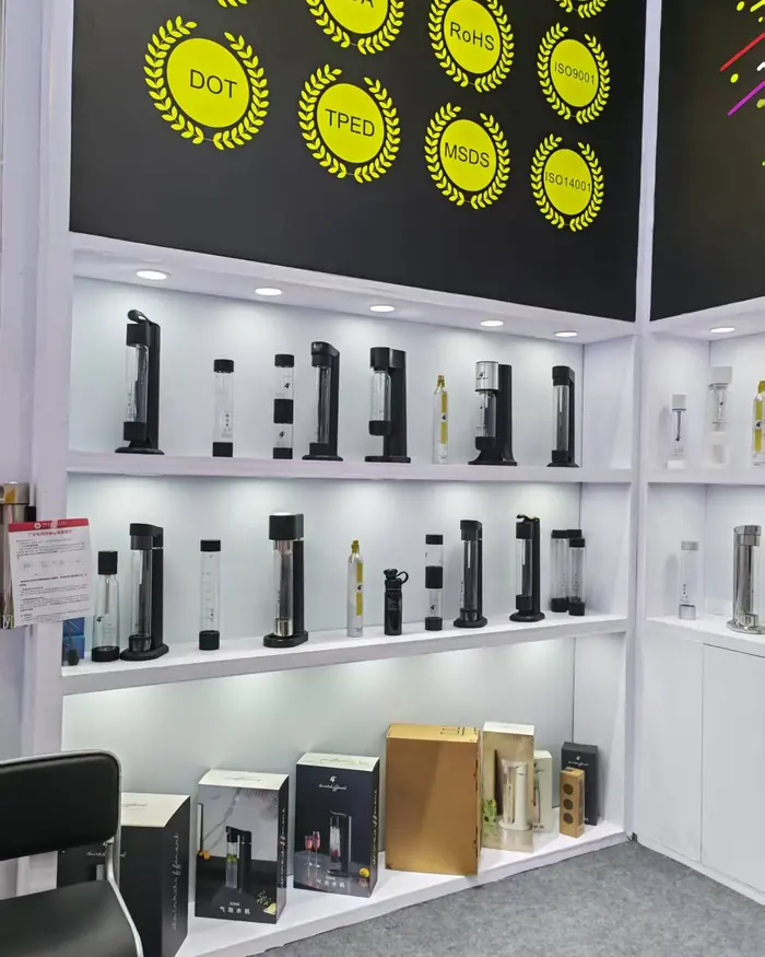 The product wall, all 16 lines