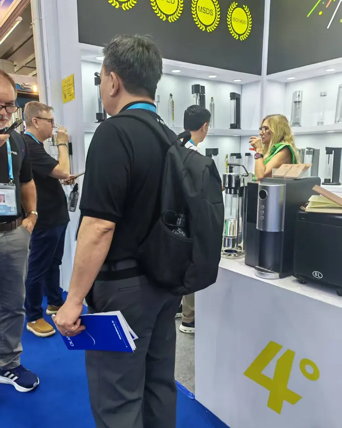 The DRINK SMART wall