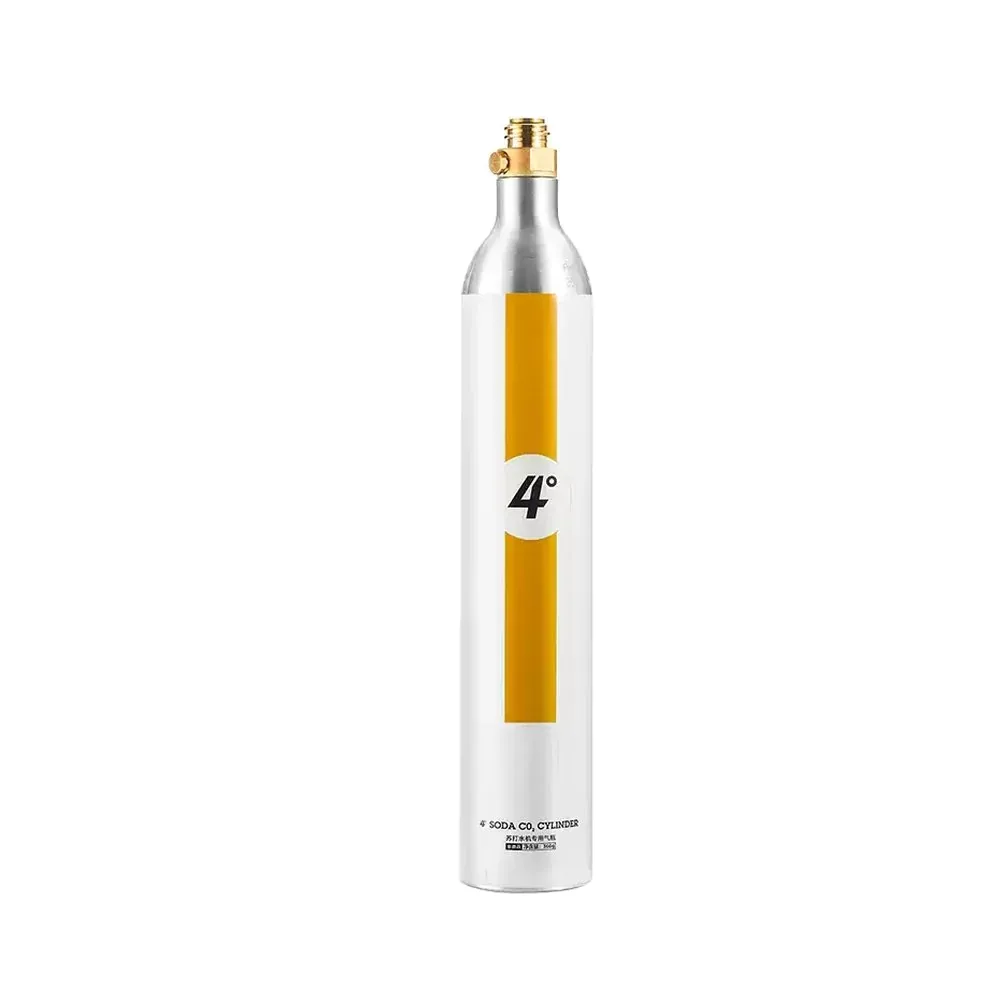 0.6 L CO₂ cylinder — 4° soda maker
